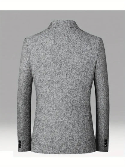 Classic Fit Men's Blazer – Easy Care Smart Jacket