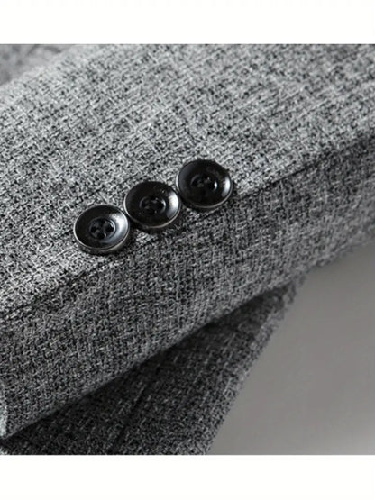 Classic Fit Men's Blazer – Easy Care Smart Jacket
