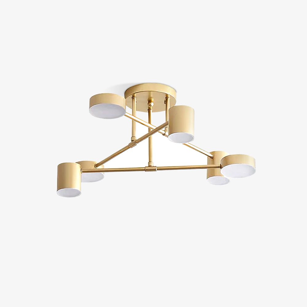 Luxury Gold Pendant LED Chandelier Ceiling Light