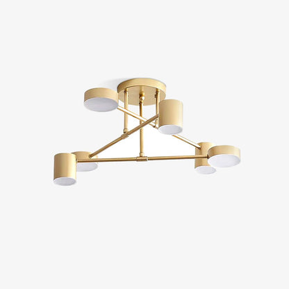 Luxury Gold Pendant LED Chandelier Ceiling Light