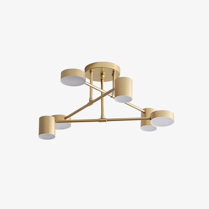 Luxury Gold Pendant LED Chandelier Ceiling Light