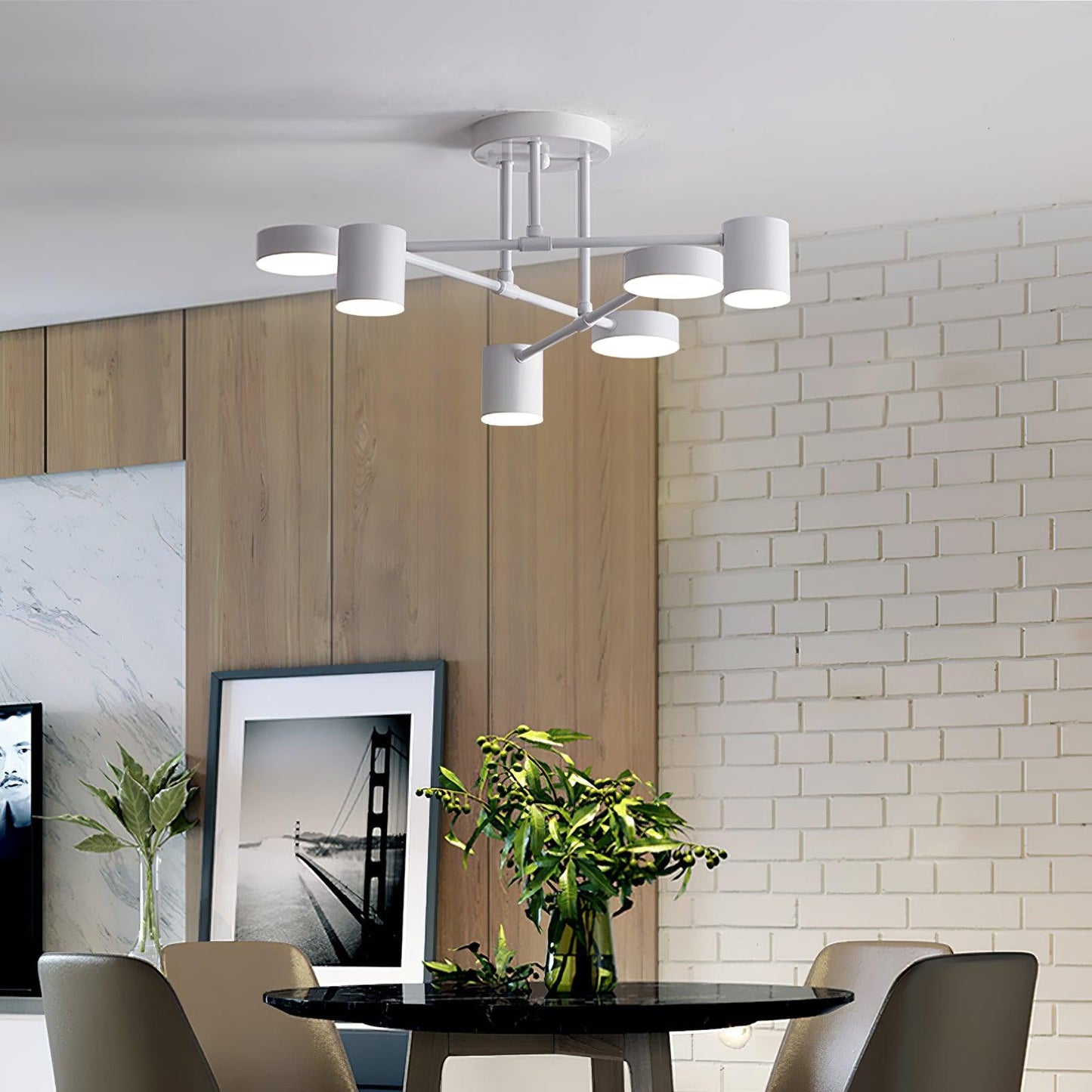 Luxury Gold Pendant LED Chandelier Ceiling Light