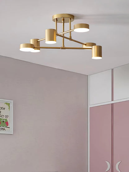 Luxury Gold Pendant LED Chandelier Ceiling Light