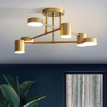 Luxury Gold Pendant LED Chandelier Ceiling Light