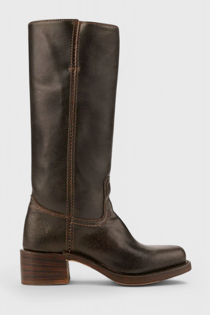 Classic Fit Tall Boots | Chunky Block Heel Boots