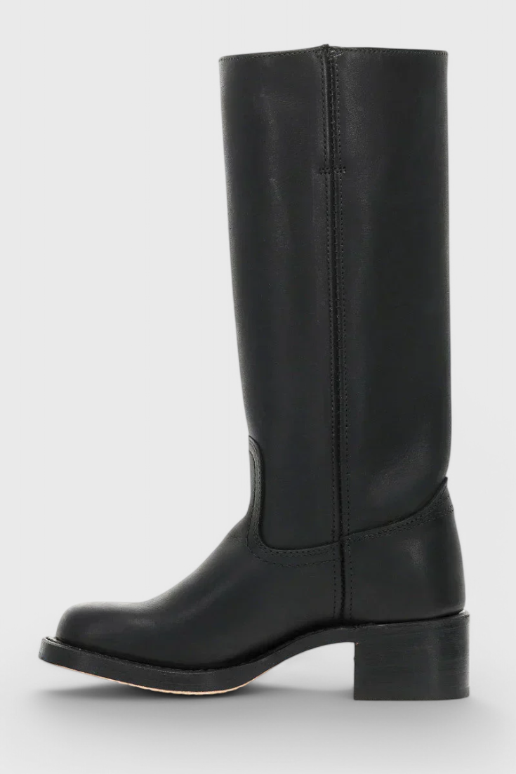 Classic Fit Tall Boots | Chunky Block Heel Boots