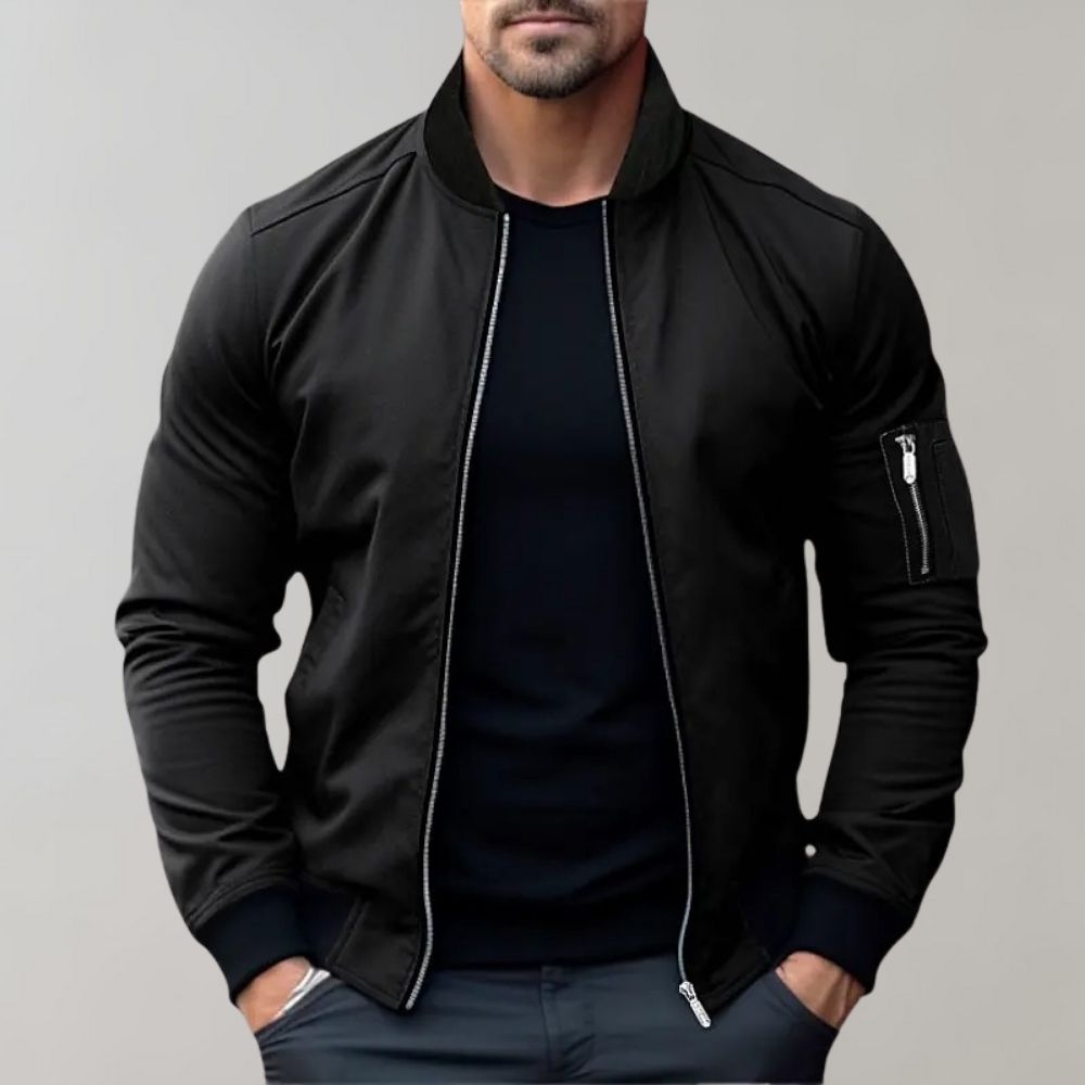 Stanley Men's Slim Fit Bomber Jacket Zip Up