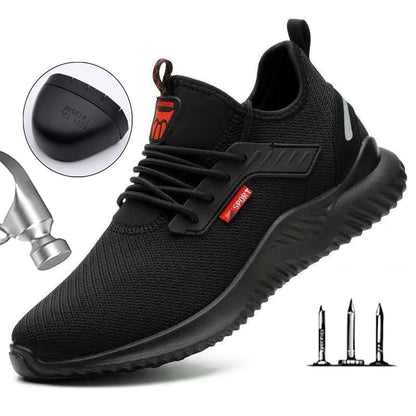 Tough Work Boots Men Steel Toe Protection