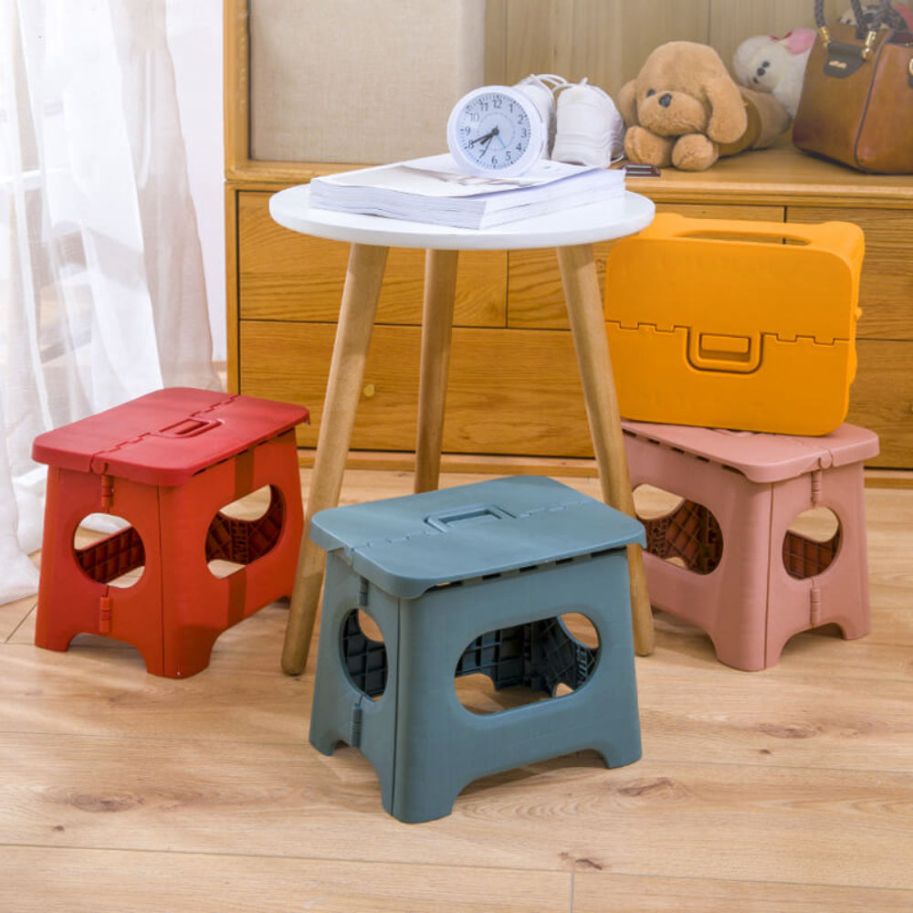 Compact Folding Step Stool with Easy Grip