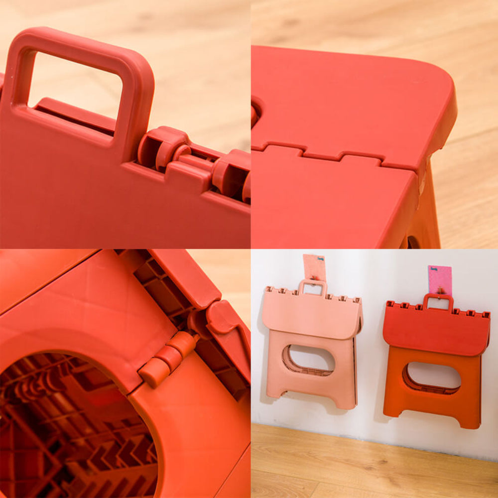 Compact Folding Step Stool with Easy Grip