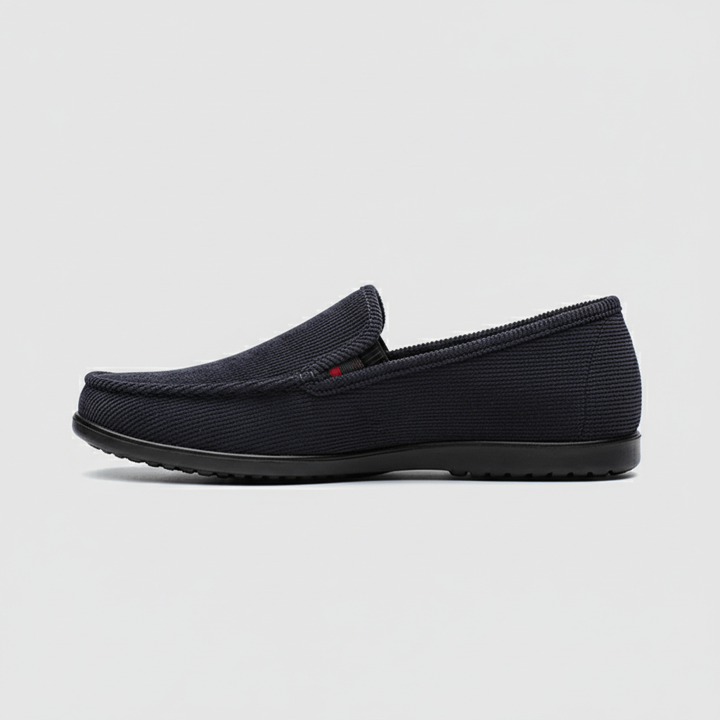 Comfortable Slip-On Loafers with Rubber Soles