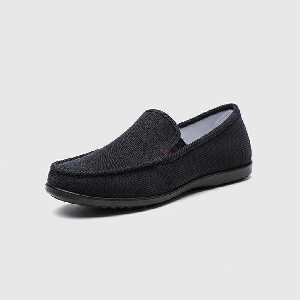 Comfortable Slip-On Loafers with Rubber Soles