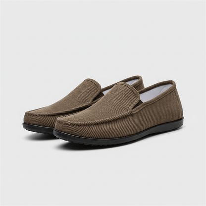 Comfortable Slip-On Loafers with Rubber Soles
