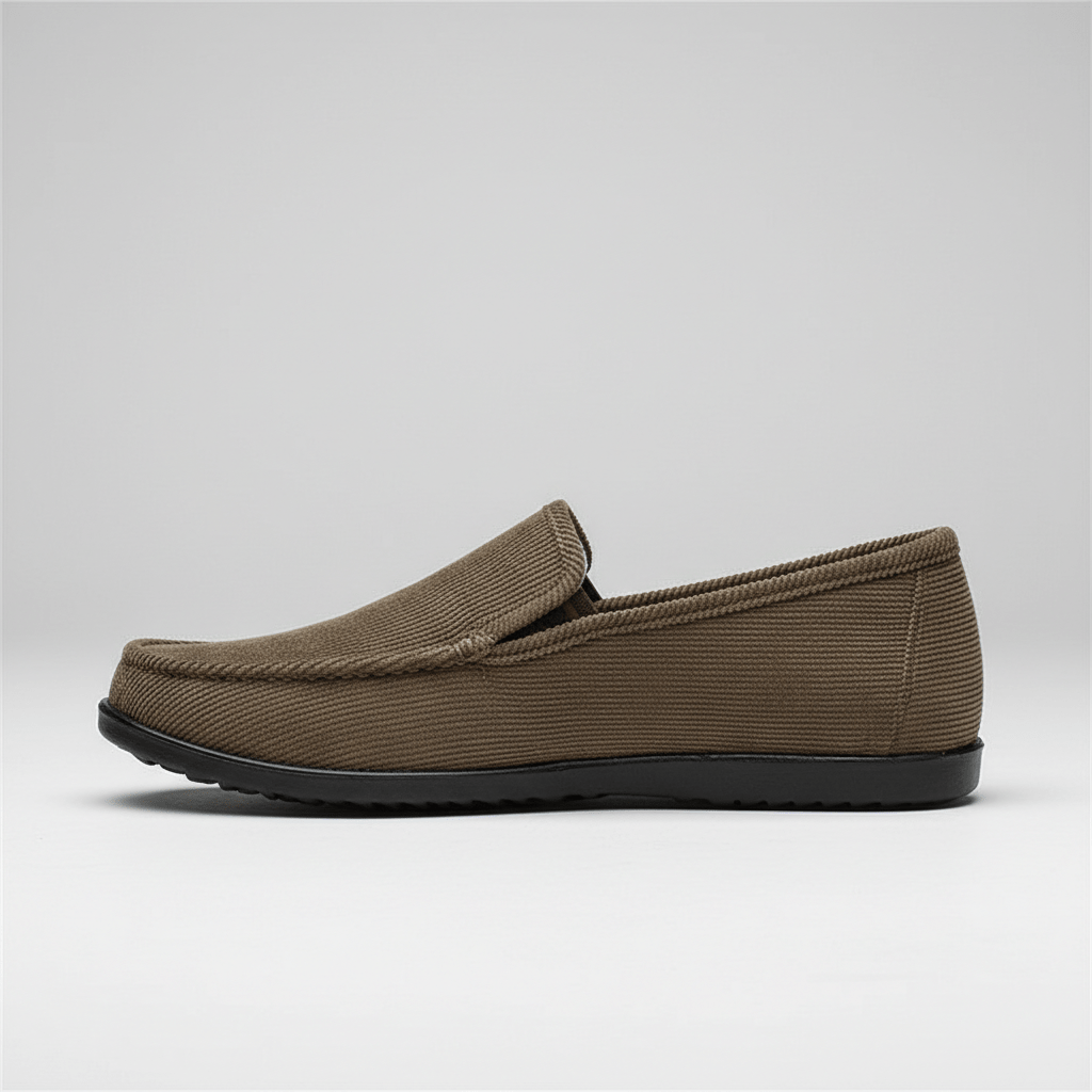 Comfortable Slip-On Loafers with Rubber Soles