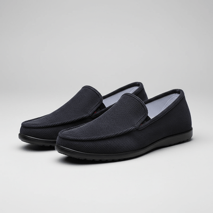 Comfortable Slip-On Loafers with Rubber Soles