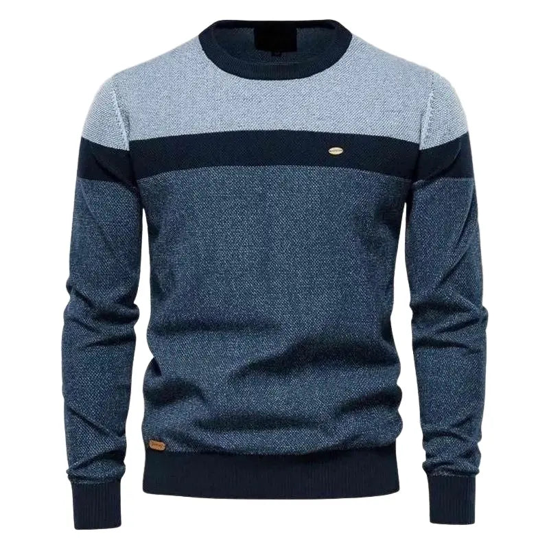 Classic Horizontal Line Men's Sweater