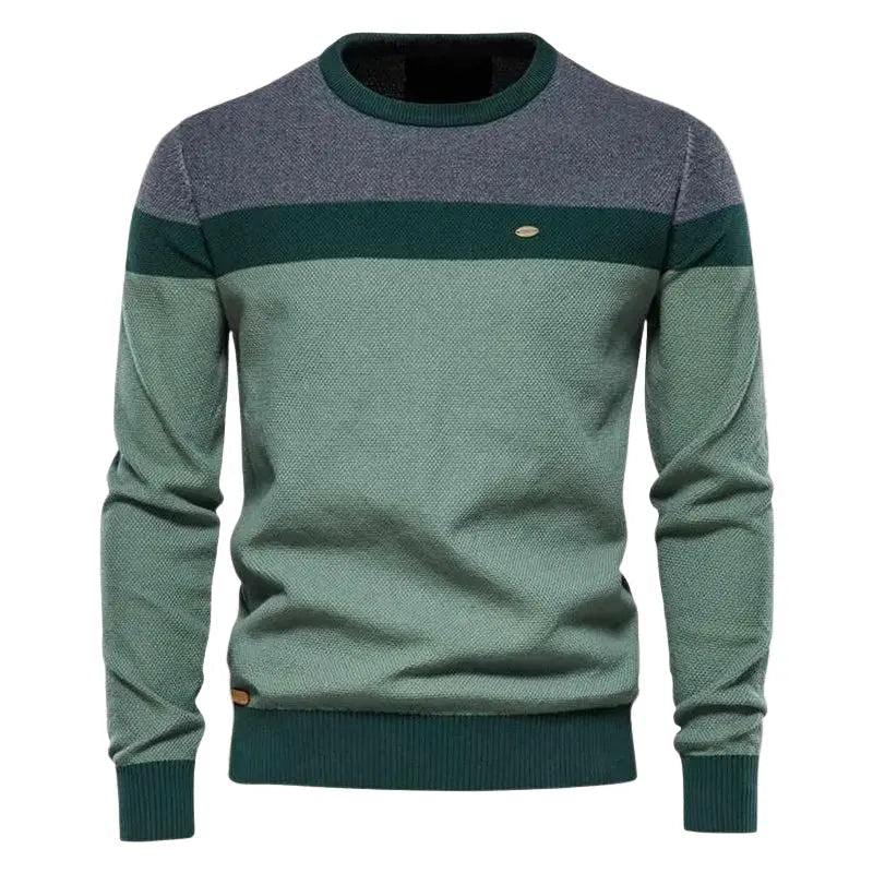 Classic Horizontal Line Men's Sweater