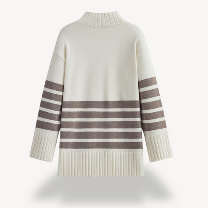 Colorful Women's Cable Knit Sweater