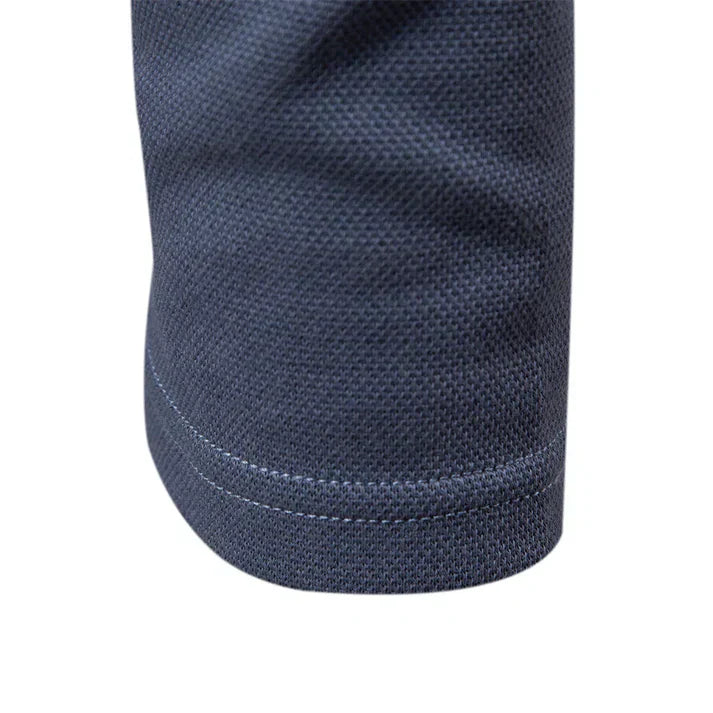 Classic Fit Mens Long Sleeve Polo Shirt