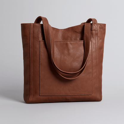 Luxury PU Leather Tote Handbag - OutfitLondon