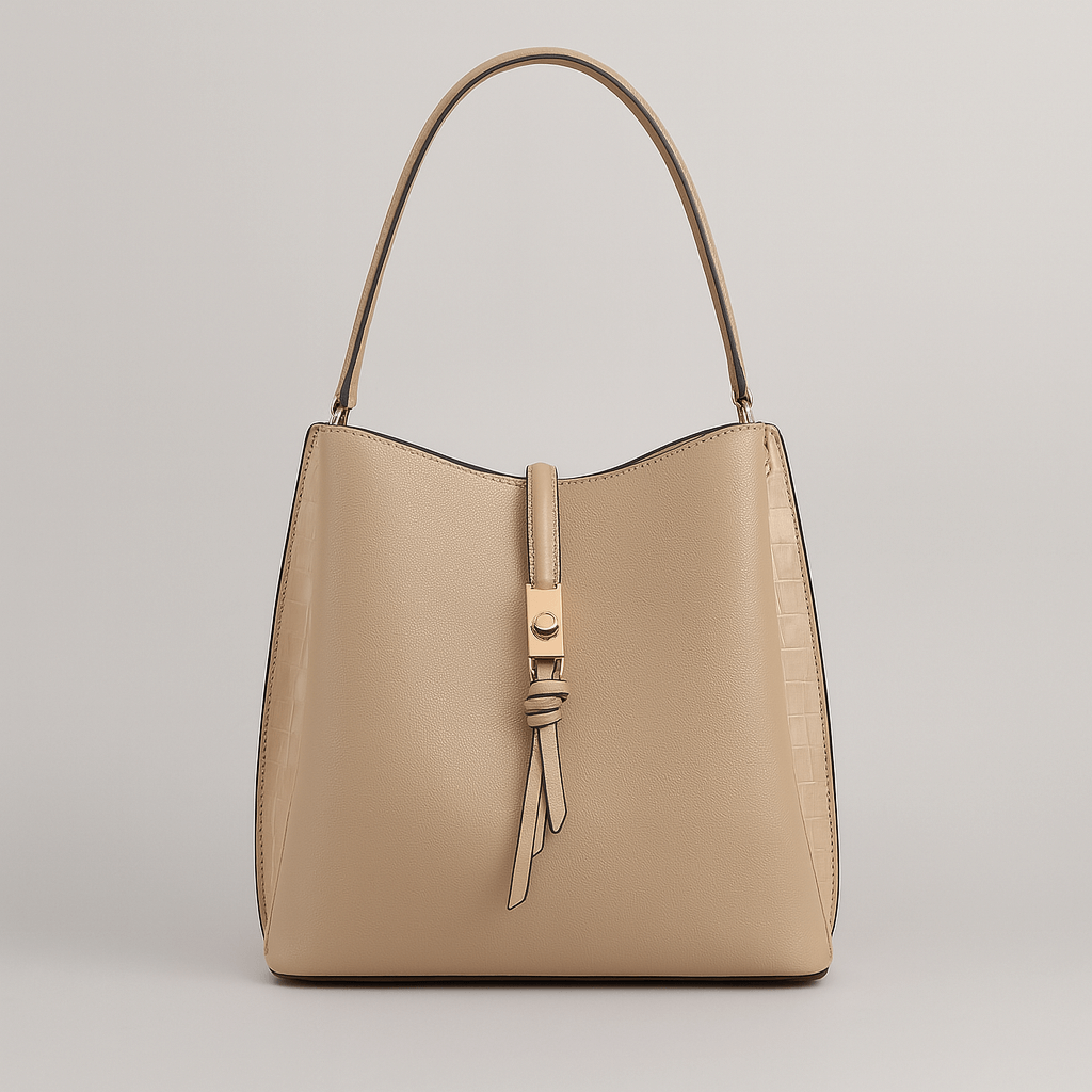 Fashionable Hobo Bag with Exotic Details - OutfitLondon
