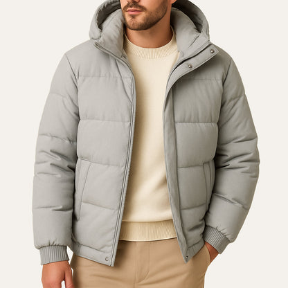 Warm Waterproof Men's Down Puffer Jacket