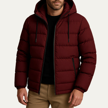 Warm Water Resistant Padded Hooded Coat