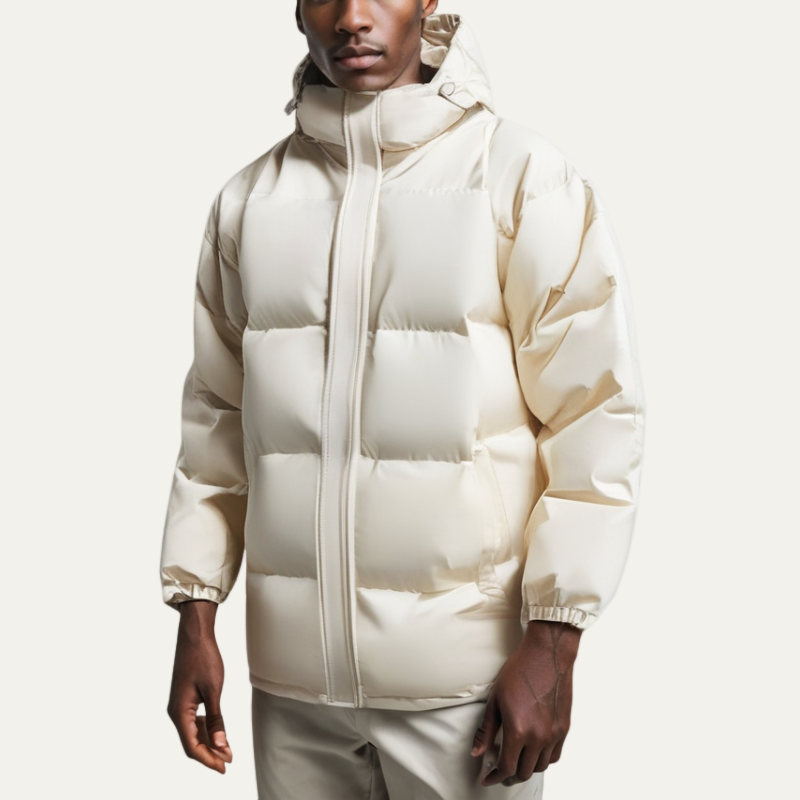 Big & Tall Quilted Puffer Coat for Men