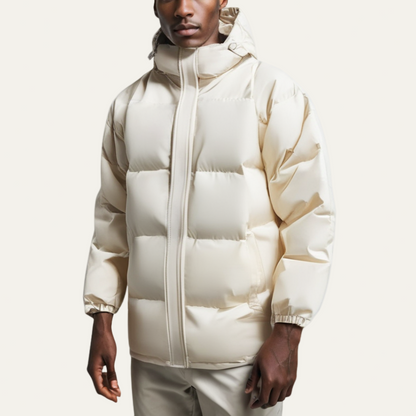 Big & Tall Quilted Puffer Coat for Men