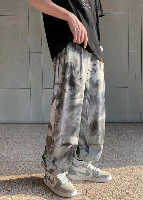 Men's Tie Dye Cotton Pants Breathable Comfort - OutfitLondon
