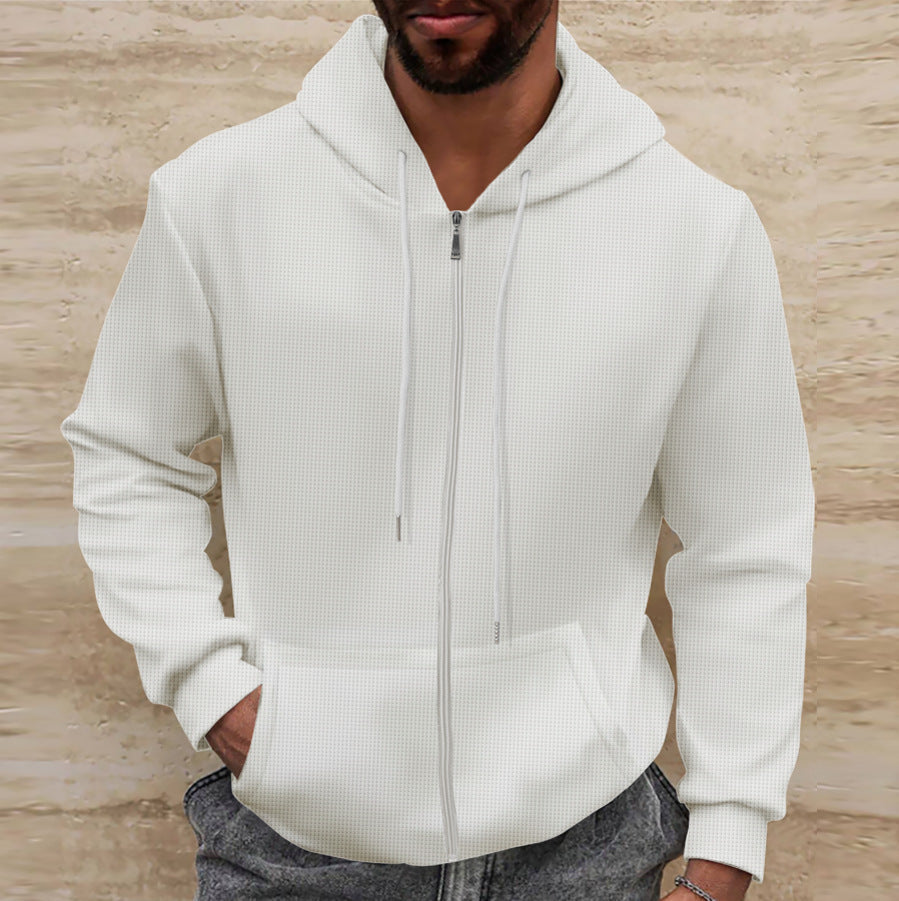 Men's Fleece Zip Hooded Sweatshirt - OutfitLondon