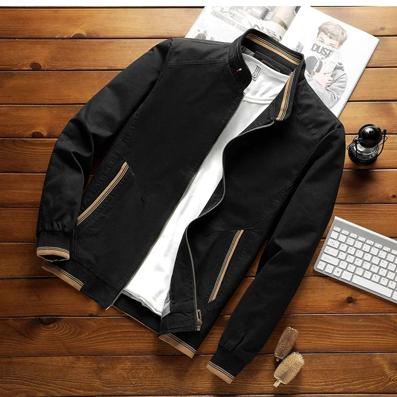 Comfortable Classic Fit Mens Cotton Jacket
