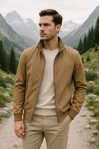 Breathable Water Resistant Men's Summer Windbreaker Jacket