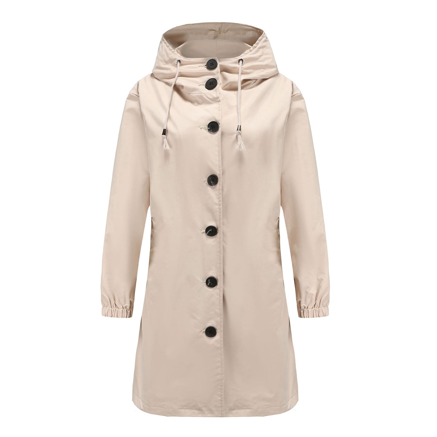 Waterproof Women's Lightweight Hooded Windbreaker Jacket