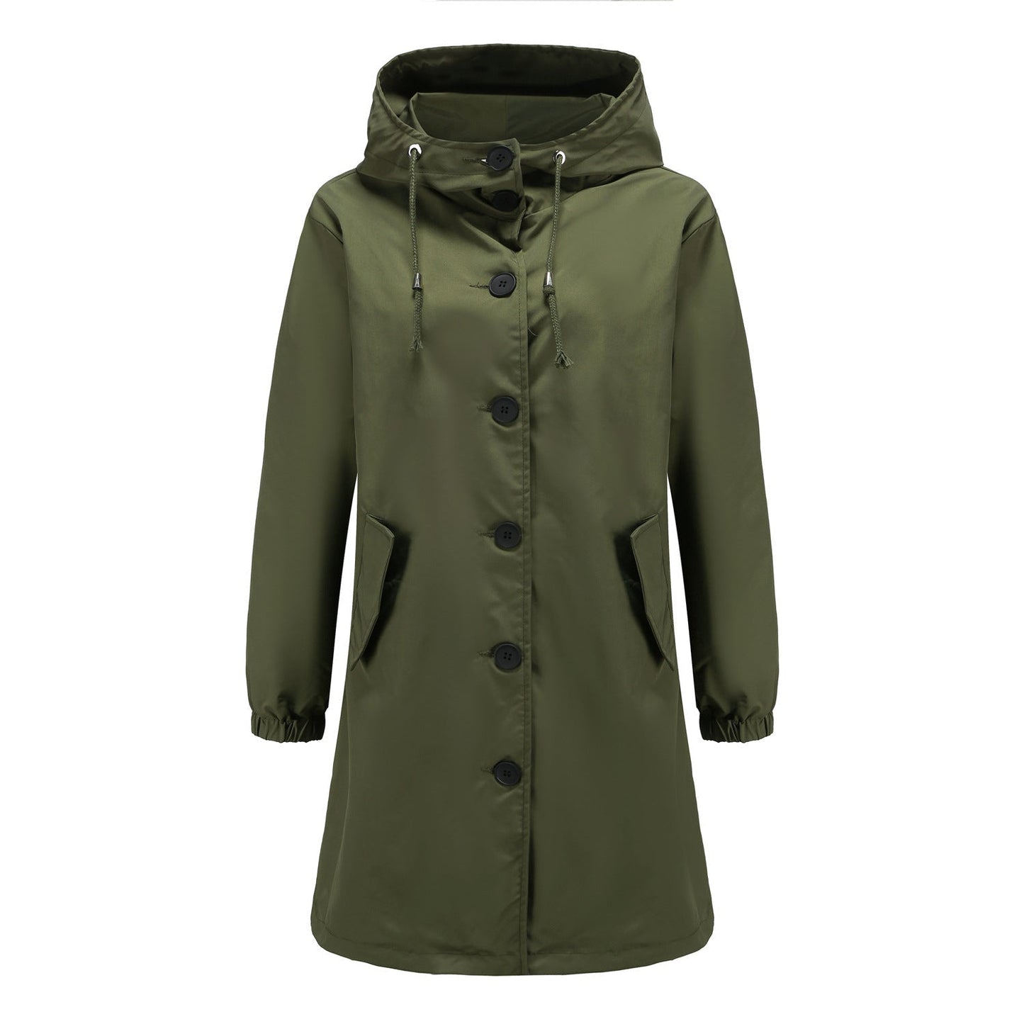 Waterproof Women's Lightweight Hooded Windbreaker Jacket