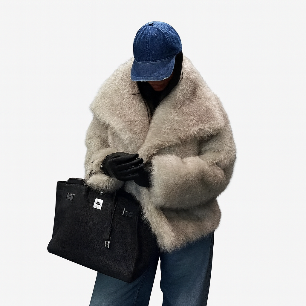 Luxury Faux Fur Coat for Women