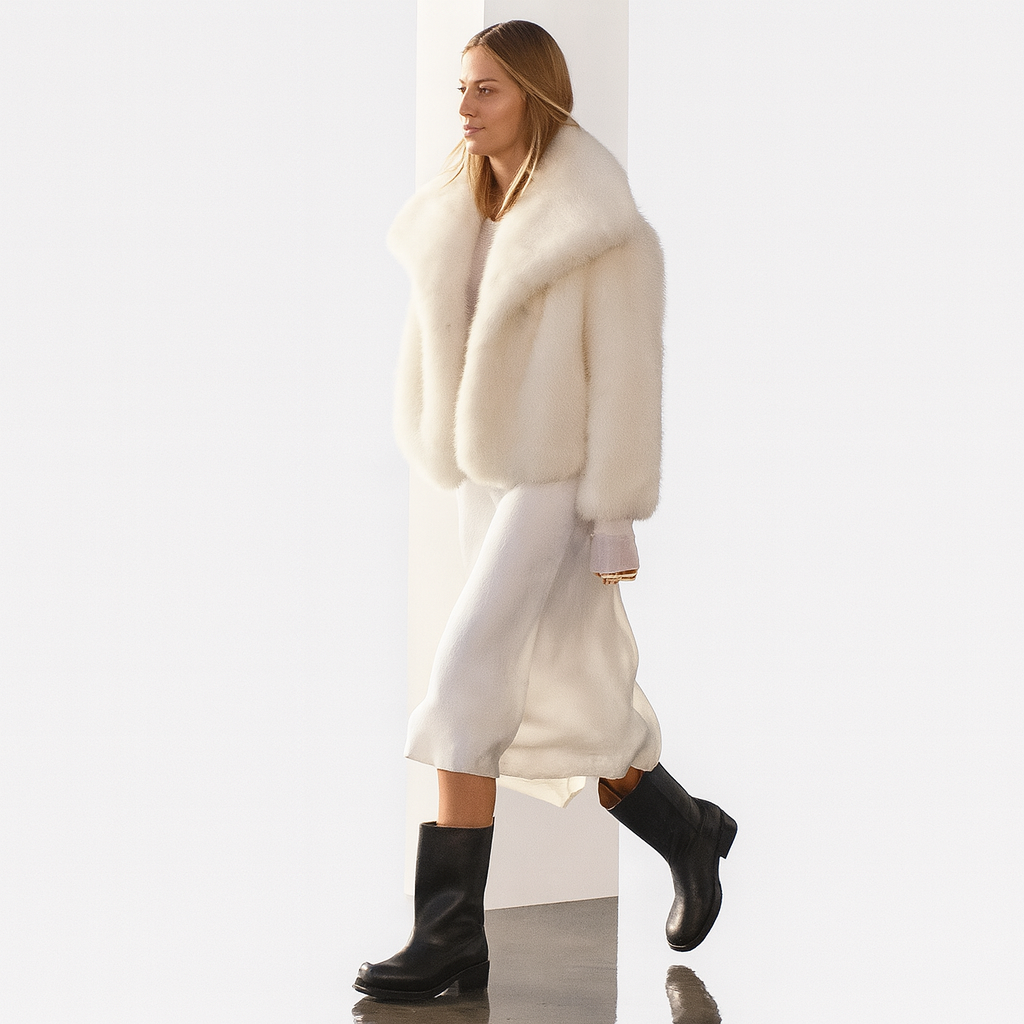 Luxury Faux Fur Coat for Women