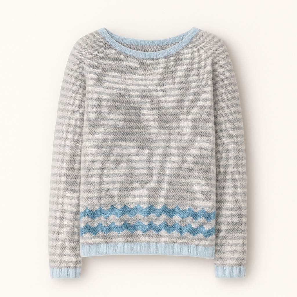 Classic Women's Sweater with Vintage Fall Design
