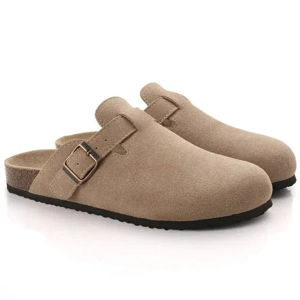 Premium Leather Mule Shoes - OutfitLondon