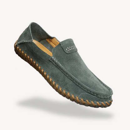 Comfy Leather Slip On Shoes - OutfitLondon