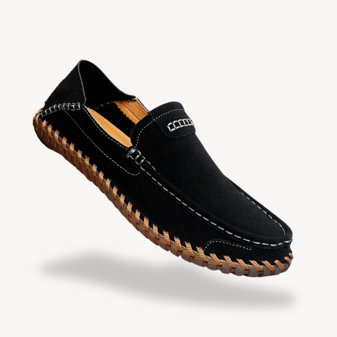 Comfy Leather Slip On Shoes