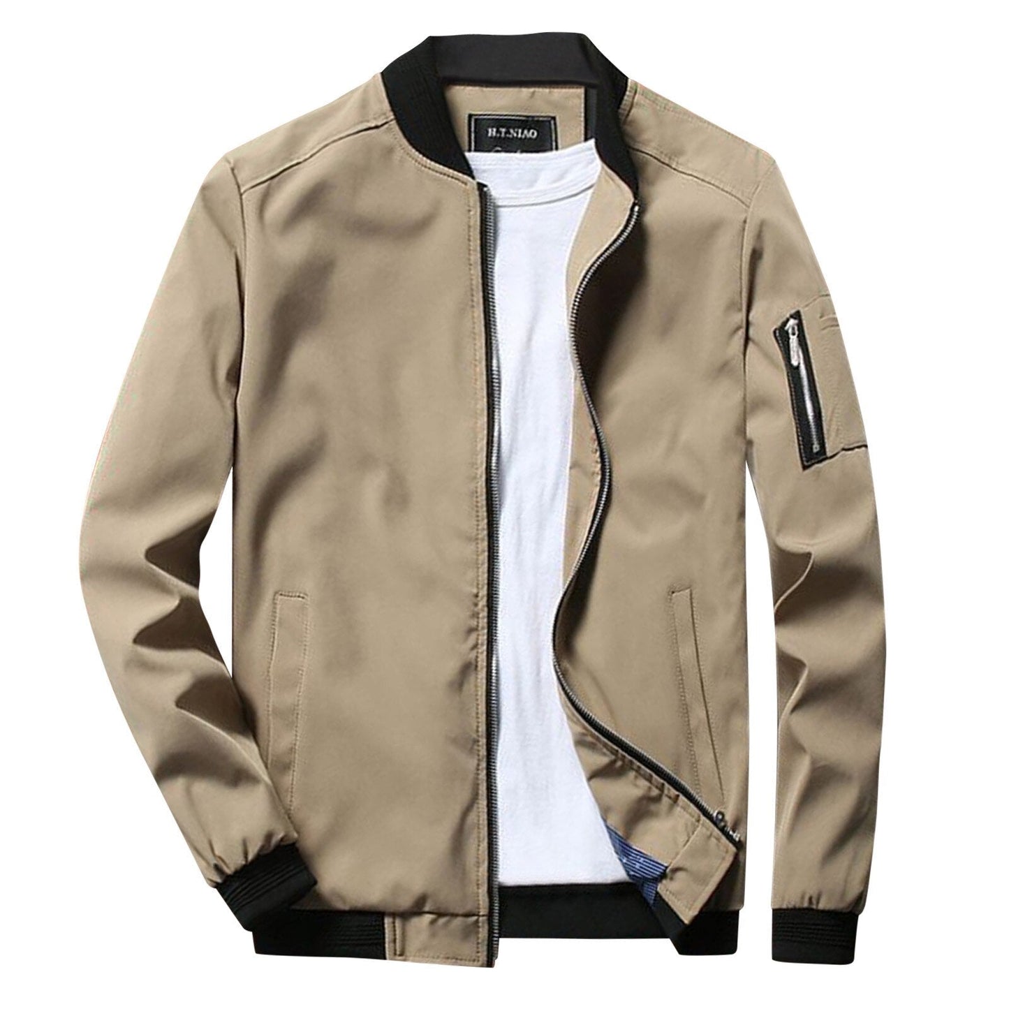 Men's Practical Work Pocket Bomber Jacket