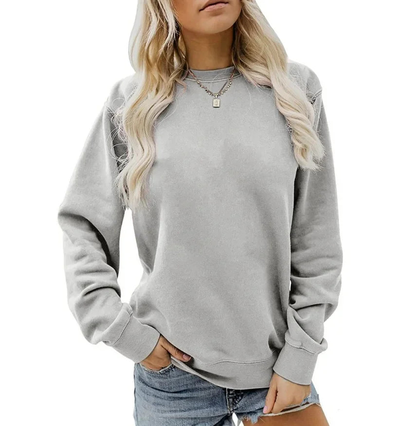 Warm Women's Winter Sweatshirt Casual Fit