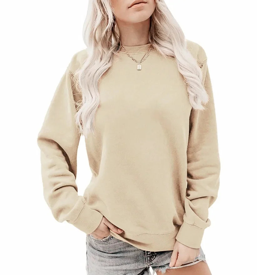 Warm Women's Winter Sweatshirt Casual Fit