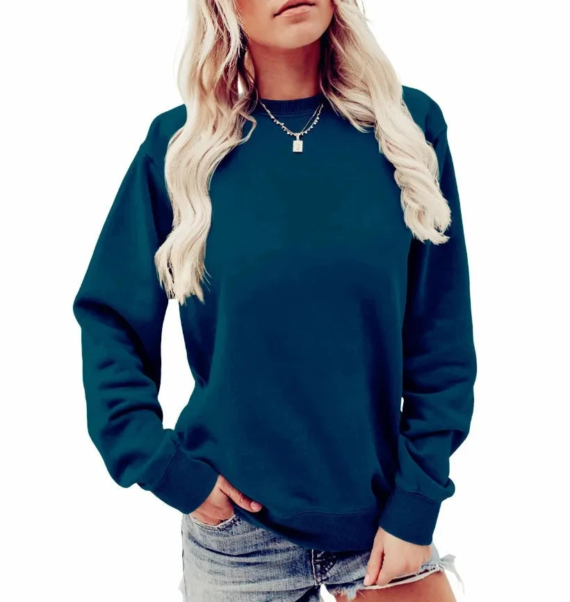Warm Women's Winter Sweatshirt Casual Fit