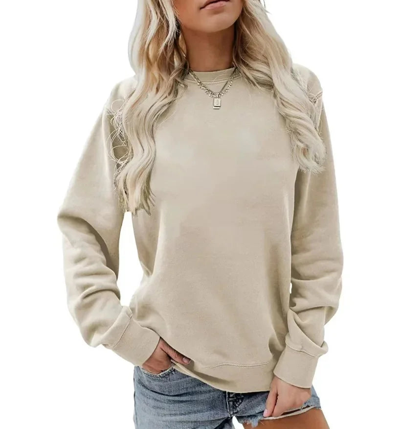 Warm Women's Winter Sweatshirt Casual Fit