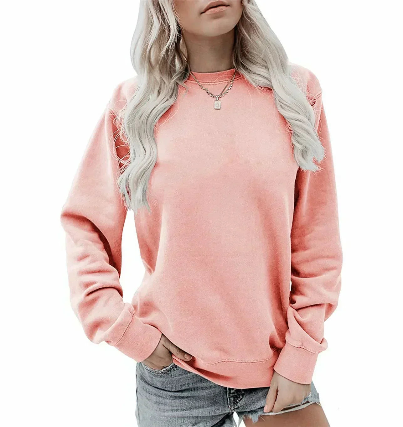 Warm Women's Winter Sweatshirt Casual Fit