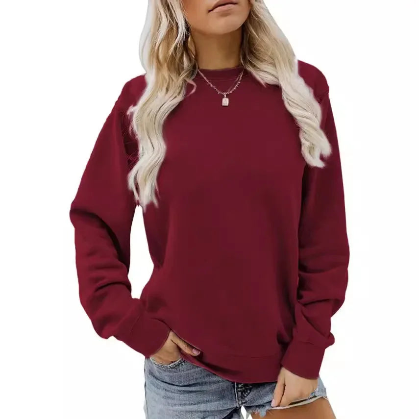 Warm Women's Winter Sweatshirt Casual Fit