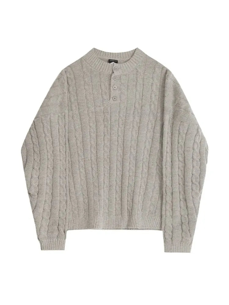 Soft Acrylic Crew Neck Casual Sweater