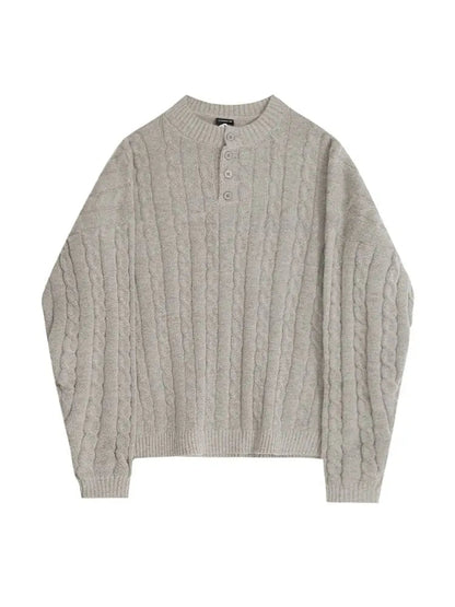 Soft Acrylic Crew Neck Casual Sweater